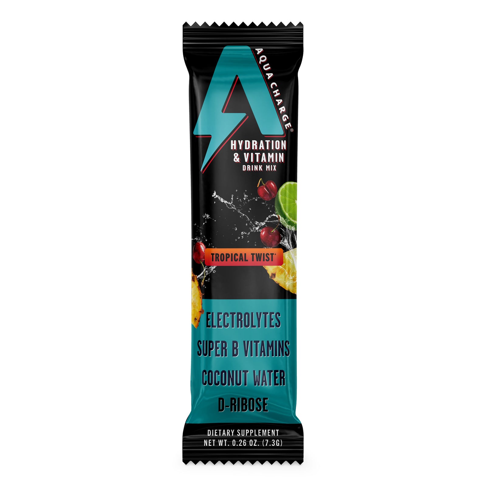 Aqua Charge - Hydration & Vitamin Drink Mix - 16 stick packs
