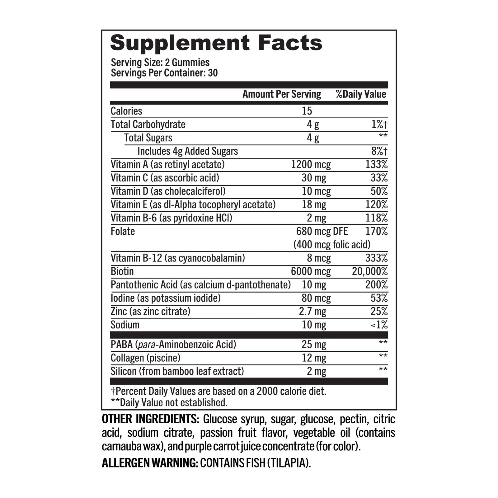 Hair Skin & Nails Gummies with Collagen