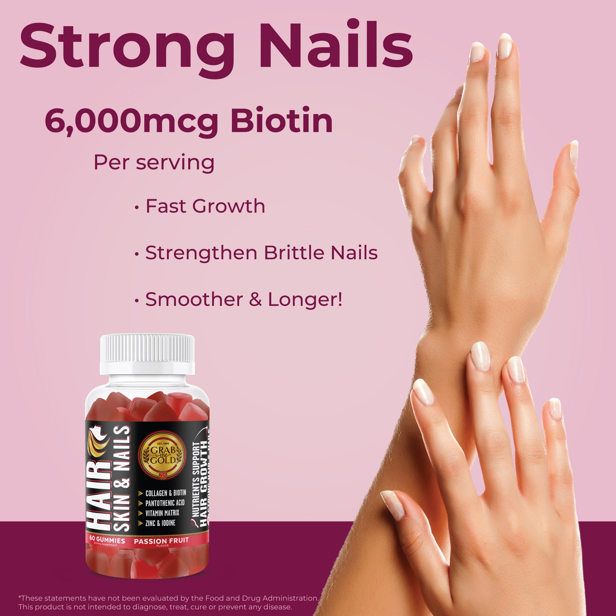 Hair, Skin & Nails Gummies + Collagen