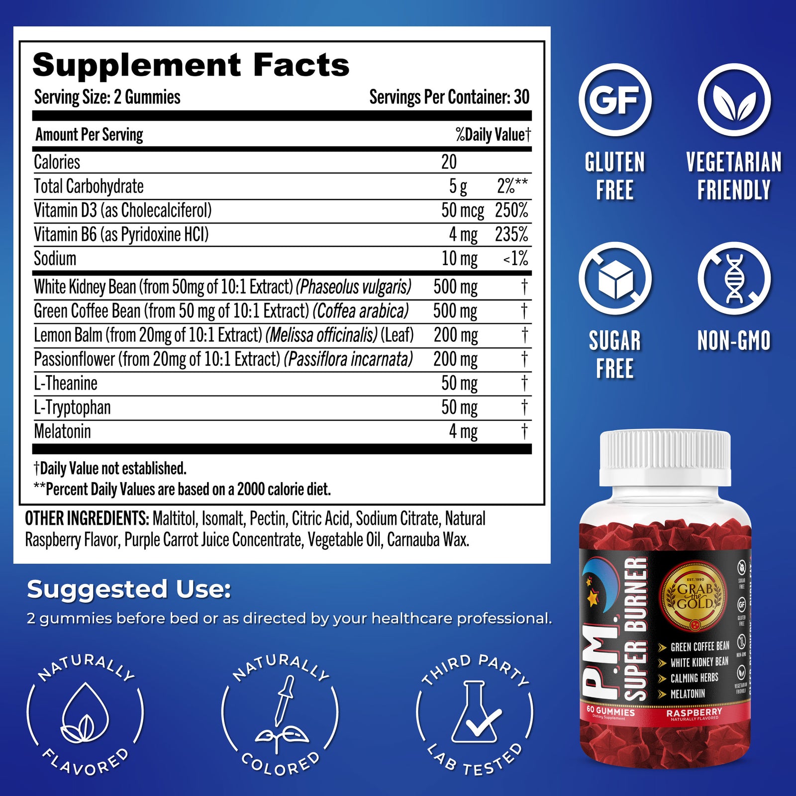 P.M. Super Burner Gummies with Melatonin