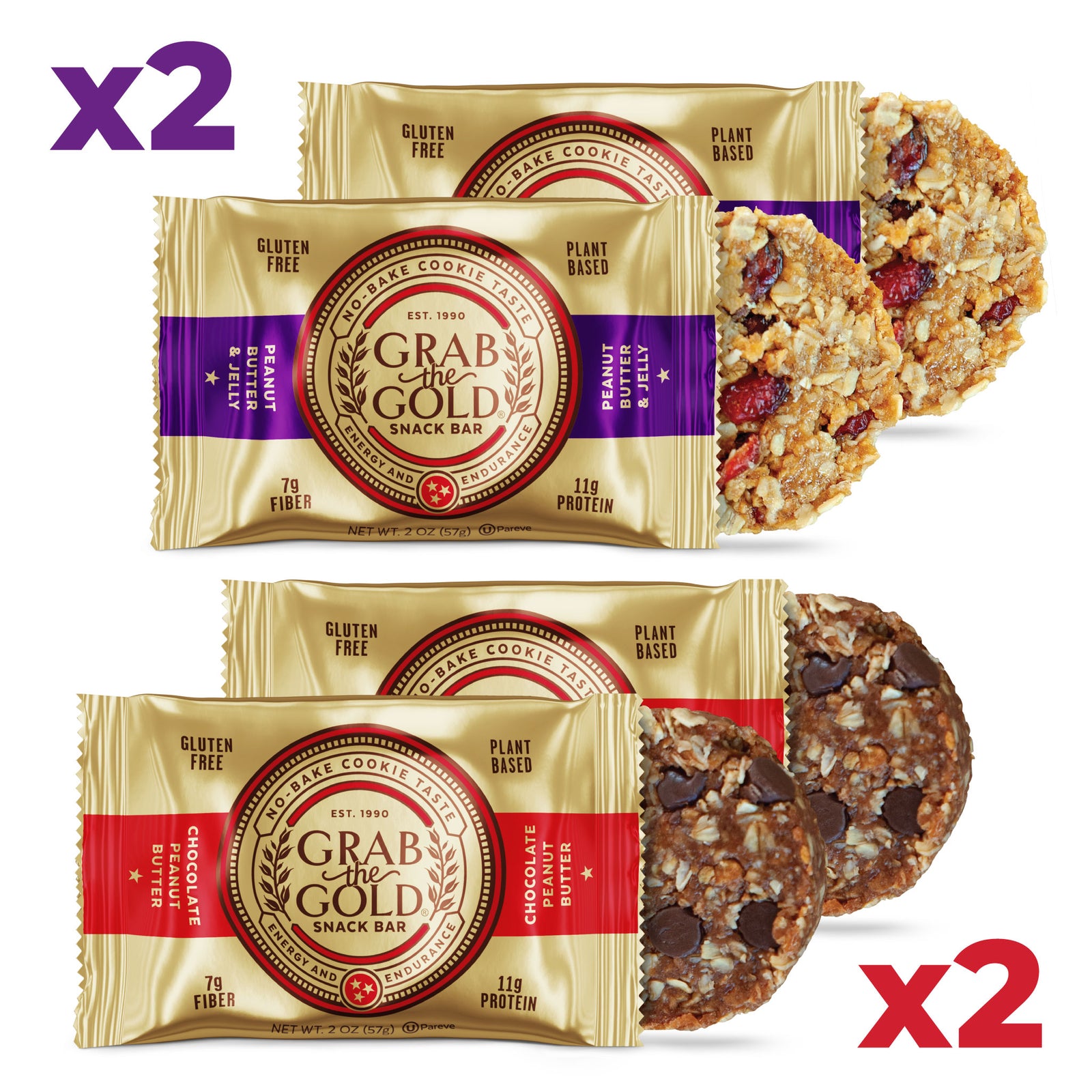 4 Snack Bar Variety Pack